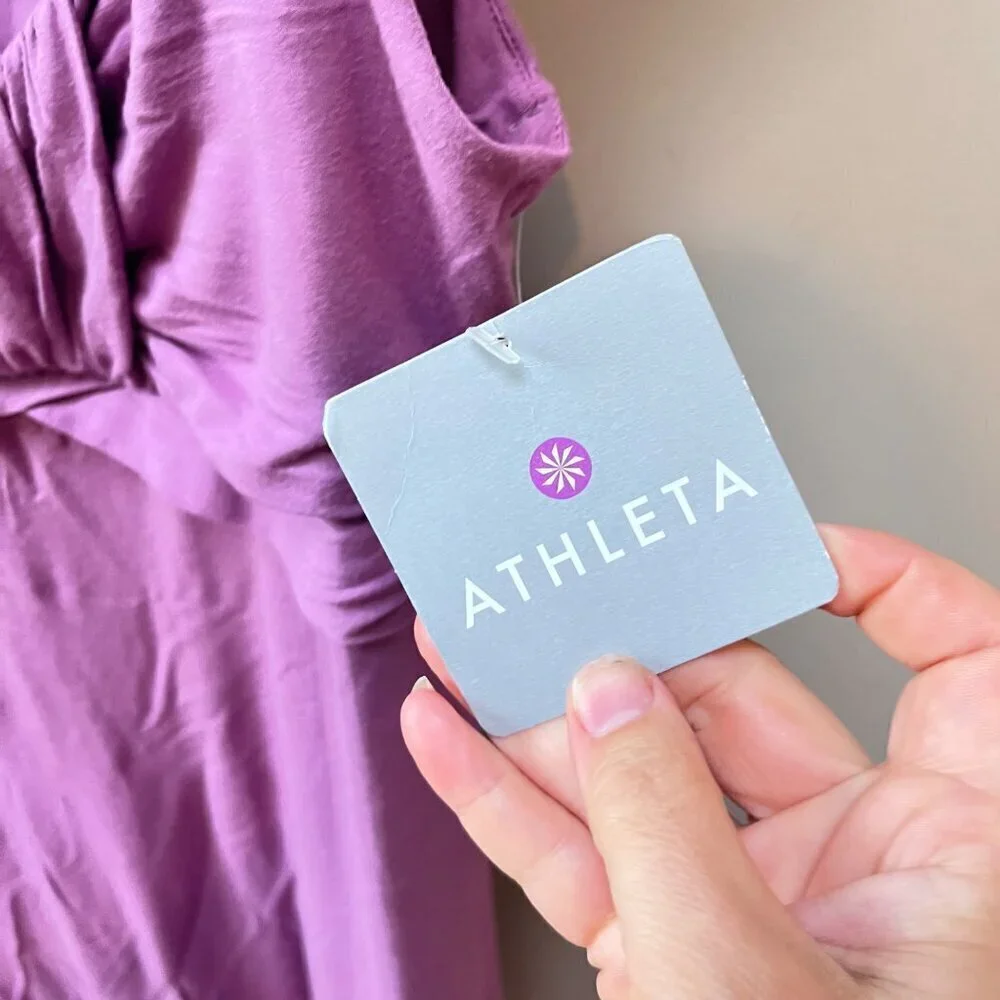 NEW Athleta Purple Sleeveless Dress‎ - S